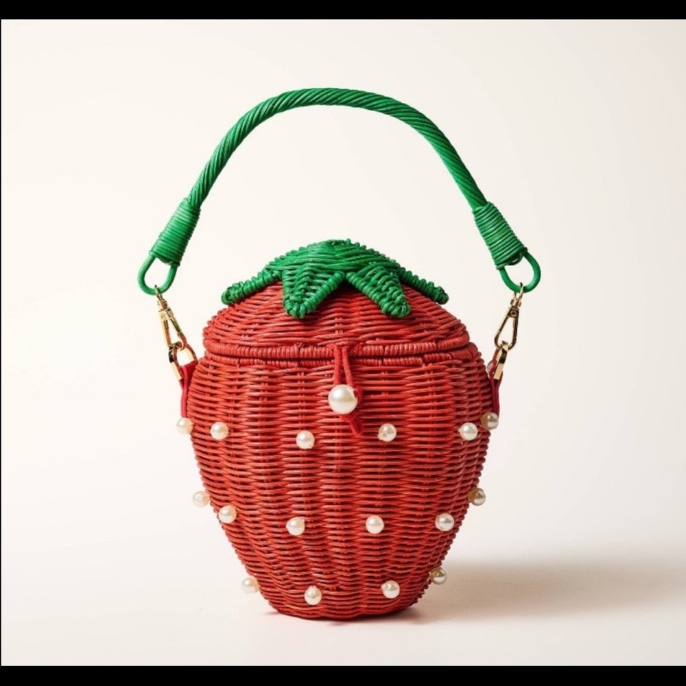 kate spade new york x Target  - Pearl Embellished Strawberry Basket, Bucket Bag